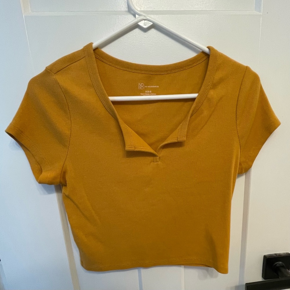 Mustard Yellow Women's Top